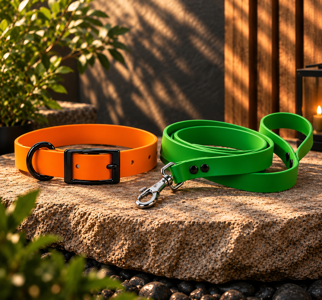 Coffret Forever : collier et laisse Biothane LinkForever